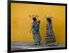 Women Carrying Basket on Head, Antigua, Guatemala-Keren Su-Framed Photographic Print