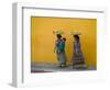 Women Carrying Basket on Head, Antigua, Guatemala-Keren Su-Framed Photographic Print