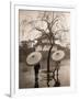 Women Carrying Japanese Umbrellas-James R. Young-Framed Photographic Print