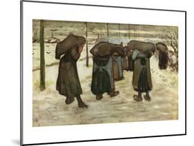 Women Carrying Sacks of Coal-Vincent van Gogh-Mounted Giclee Print