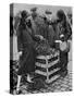 Women Choosing Bunches of Mistletoe, Caledonian Market, London, 1926-1927-null-Stretched Canvas