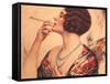 Women Cigarettes Holders Smoking, USA, 1920-null-Framed Stretched Canvas