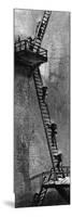 Women Climbing Ladders to Carry Coal Up a Mineshaft, Scotland, Early 19th Century-null-Mounted Giclee Print