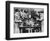 Women Cobblers Repairing Footwear for the War Effort, 1914-1918-null-Framed Giclee Print