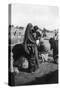 Women Collecting Water at on the Tigris River, Baghdad, Iraq, 1917-1919-null-Stretched Canvas