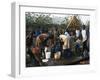 Women Collecting Water at the Dimma Refugee Camp, Ethiopia, Africa-D H Webster-Framed Photographic Print