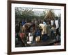 Women Collecting Water at the Dimma Refugee Camp, Ethiopia, Africa-D H Webster-Framed Photographic Print