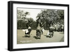 Women Dancers Performing, Sierra Leone, 20th Century-null-Framed Giclee Print