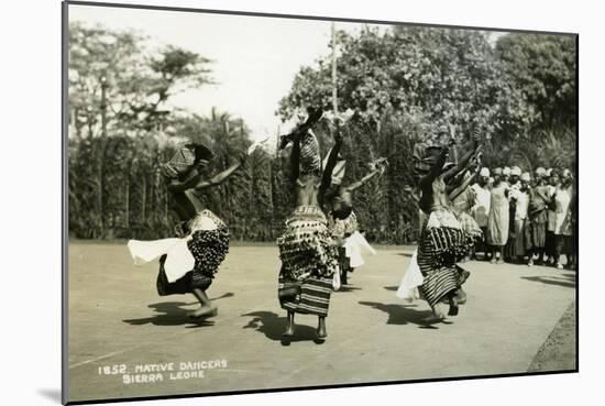 Women Dancers Performing, Sierra Leone, 20th Century-null-Mounted Giclee Print