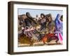 Women Dancers, Pushkar Camel Fair, Pushkar, Rajasthan State, India-Peter Adams-Framed Photographic Print