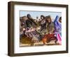 Women Dancers, Pushkar Camel Fair, Pushkar, Rajasthan State, India-Peter Adams-Framed Photographic Print