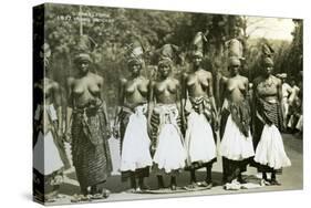 Women Dancers, Sierra Leone, 20th Century-null-Stretched Canvas