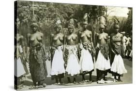 Women Dancers, Sierra Leone, 20th Century-null-Stretched Canvas