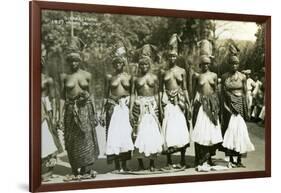 Women Dancers, Sierra Leone, 20th Century-null-Framed Giclee Print