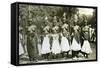 Women Dancers, Sierra Leone, 20th Century-null-Framed Stretched Canvas