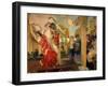 Women Dancing Flamenco at the Café Novedades in Seville, 1914-Joaquín Sorolla y Bastida-Framed Giclee Print