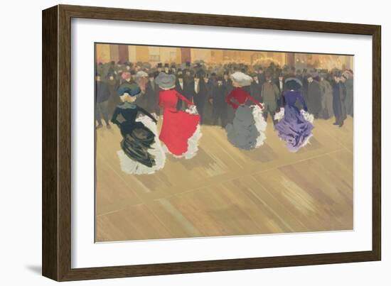 Women Dancing the Can-Can-Louis Abel-Truchet-Framed Giclee Print