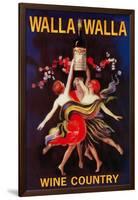 Women Dancing with Wine - Walla Walla, Washington-Lantern Press-Framed Art Print