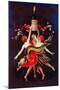 Women Dancing with Wine-Lantern Press-Mounted Art Print