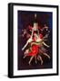 Women Dancing with Wine-Lantern Press-Framed Art Print