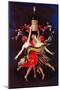 Women Dancing with Wine-Lantern Press-Mounted Art Print