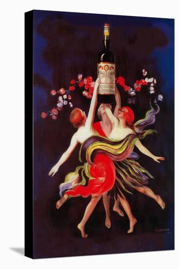 Women Dancing with Wine-Lantern Press-Stretched Canvas