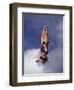 Women Diver Flying Through the Air, California, USA-Paul Sutton-Framed Photographic Print