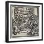 Women Doing Needlepoint and Weaving on Looms-null-Framed Giclee Print