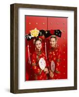 Women Dressed in Traditional Costume, Beijing, China-Steve Vidler-Framed Photographic Print