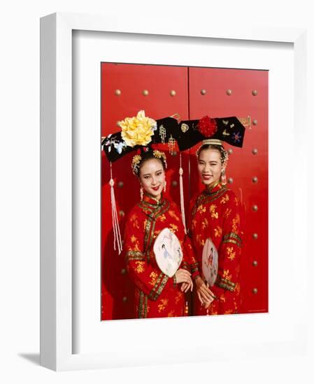 Women Dressed in Traditional Costume, Beijing, China-Steve Vidler-Framed Photographic Print