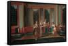 Women Drinking Coffee, 1720s-Jean-Baptiste Vanmour-Framed Stretched Canvas