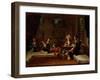 Women Embroidering-Jean-Baptiste Vanmour-Framed Giclee Print