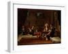 Women Embroidering-Jean-Baptiste Vanmour-Framed Giclee Print