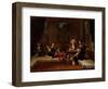 Women Embroidering-Jean-Baptiste Vanmour-Framed Giclee Print