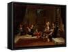 Women Embroidering-Jean-Baptiste Vanmour-Framed Stretched Canvas