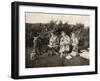 Women Enjoying a Picnic, 20th Century-null-Framed Photographic Print