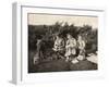 Women Enjoying a Picnic, 20th Century-null-Framed Photographic Print