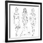 Women Fashion-greenga-Framed Art Print