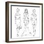 Women Fashion-greenga-Framed Art Print