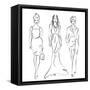 Women Fashion-greenga-Framed Stretched Canvas