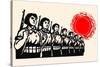 Women Fight under the Red Sun-Chinese Government-Stretched Canvas