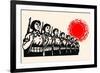 Women Fight under the Red Sun-Chinese Government-Framed Premium Giclee Print