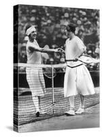 Women Finalist of Wimbledon Tennis Championship : Miss Froy and Suzanne Lenglen (L) in 1925-null-Stretched Canvas