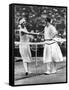 Women Finalist of Wimbledon Tennis Championship : Miss Froy and Suzanne Lenglen (L) in 1925-null-Framed Stretched Canvas