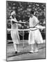 Women Finalist of Wimbledon Tennis Championship : Miss Froy and Suzanne Lenglen (L) in 1925-null-Mounted Photo