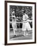 Women Finalist of Wimbledon Tennis Championship : Miss Froy and Suzanne Lenglen (L) in 1925-null-Framed Photo