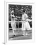 Women Finalist of Wimbledon Tennis Championship : Miss Froy and Suzanne Lenglen (L) in 1925-null-Framed Photo