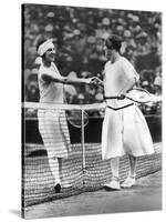 Women Finalist of Wimbledon Tennis Championship : Miss Froy and Suzanne Lenglen (L) in 1925-null-Stretched Canvas