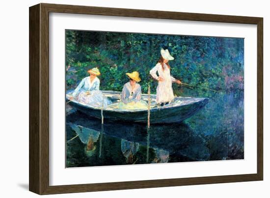 Women Fishing-Claude Monet-Framed Art Print