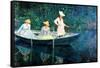 Women Fishing-Claude Monet-Framed Stretched Canvas